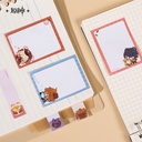 Chibi Character Sticky Notes Set
