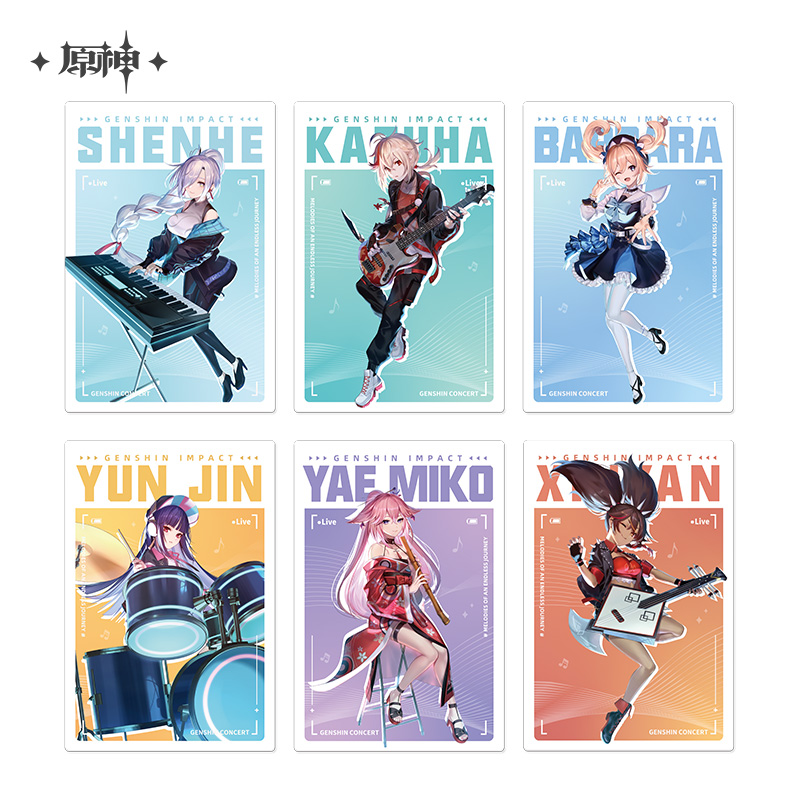 2022 Online Concert Series Postcard Set