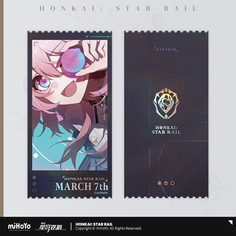 Countdown to Departure Series Holographic Ticket Set
