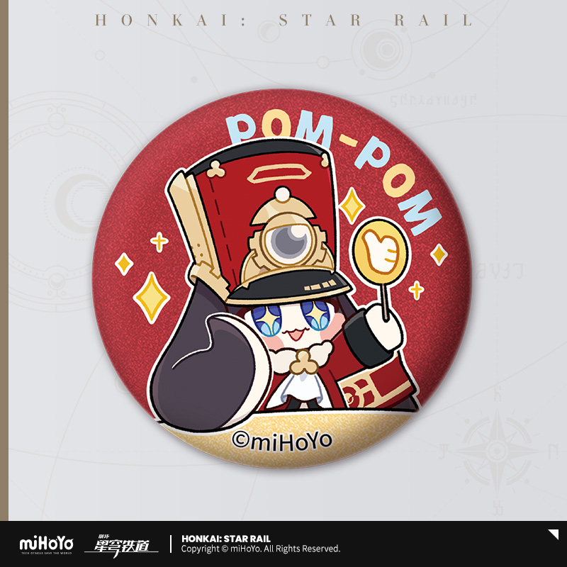 Pom-pom Gallery Series Badge Pin Set