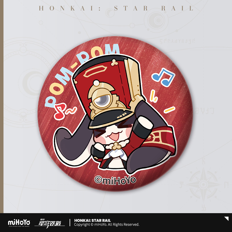 Pom-pom Gallery Series Badge Pin Set