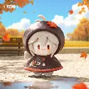 Fun in the Rain Series Plush Pendant 4.webp