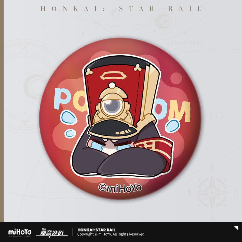 Pom-pom Gallery Series Badge Pin Set