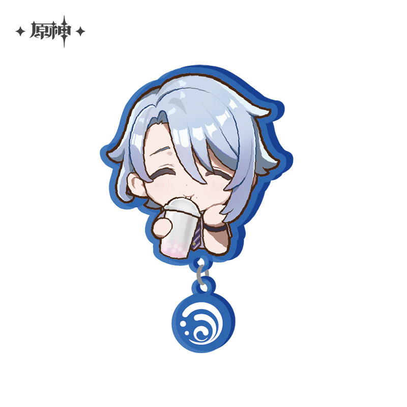 Hey Tea Collaboration Series Kamisato Siblings Pins
