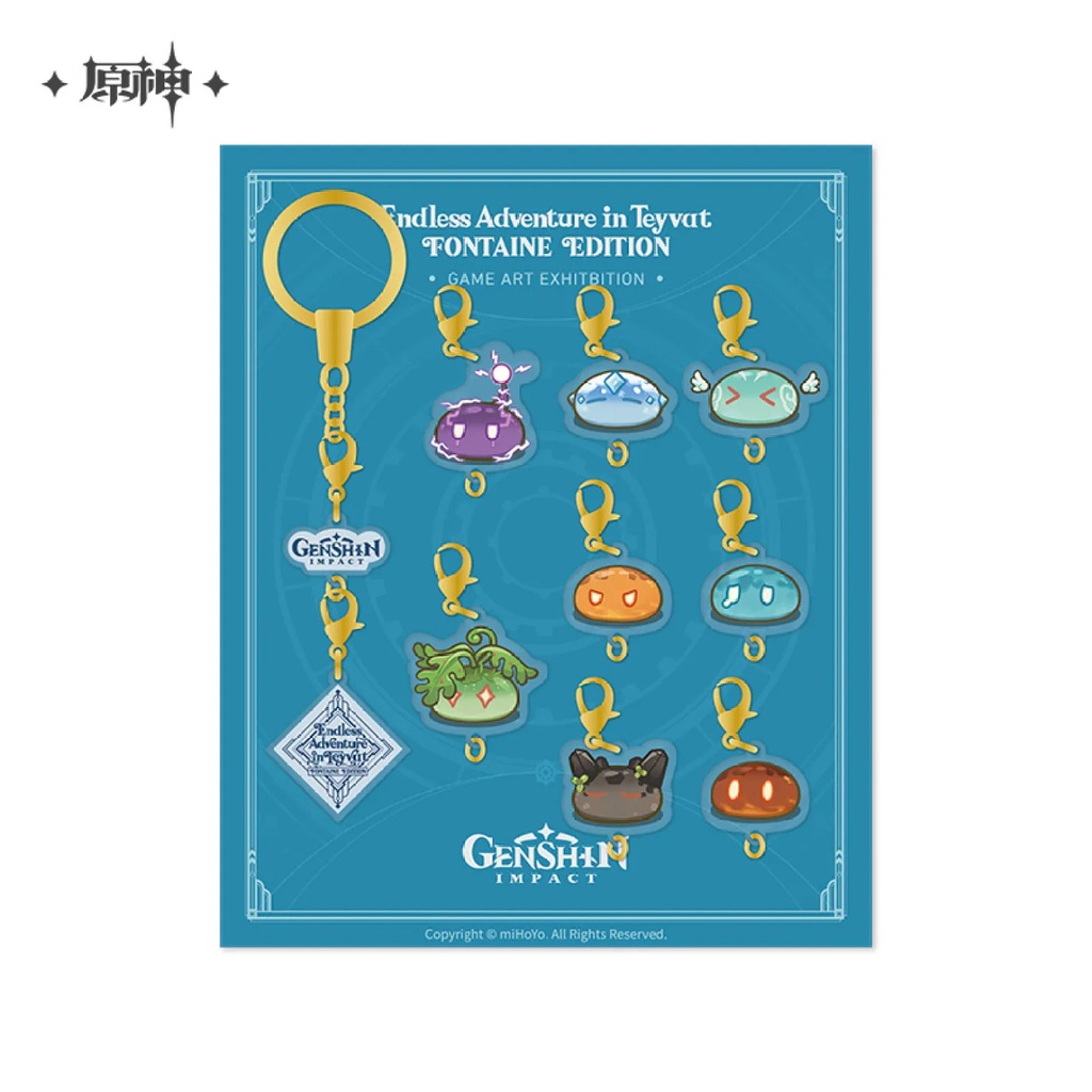 2023 Game Art Exhibition Series Slime Pendant Set