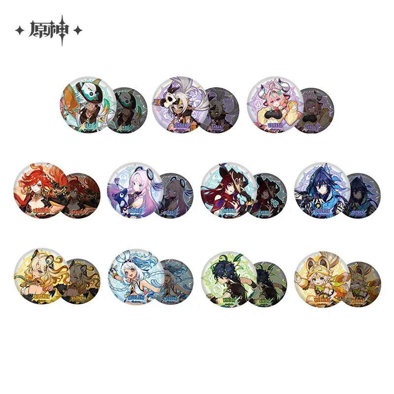 Natlan Themed Series Badge Pin