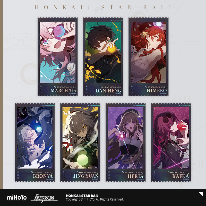 Countdown to Departure Series Holographic Ticket Set