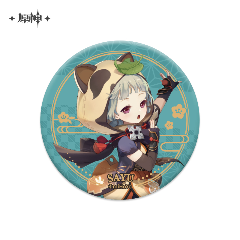 Inazuma Themed Series Badge Pins