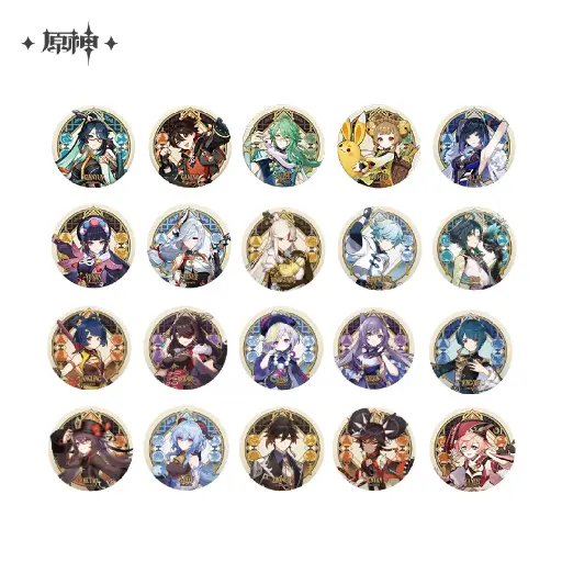 Liyue Themed Series Badge Pins