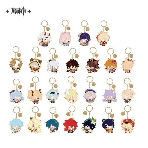 Metal Chibi Keychain