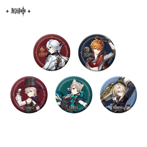Fatui Themed Series Badge Pins