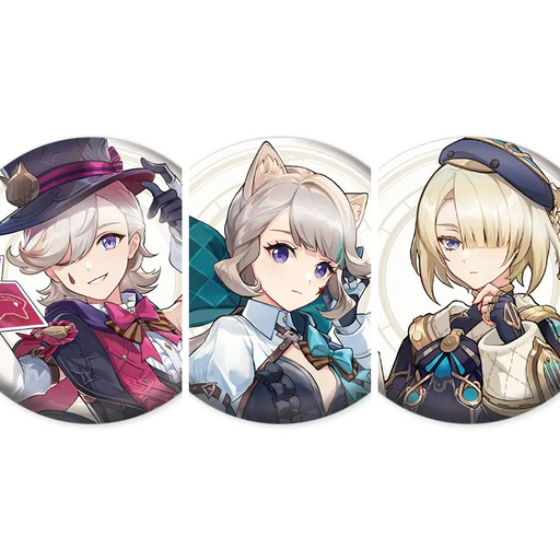 2023 Game Art Exhibition Series Badge Pins