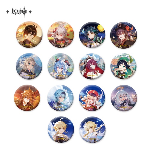 Character Themed Badge Pins