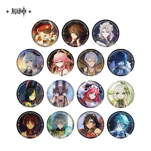 Character PV Series Badge Pin