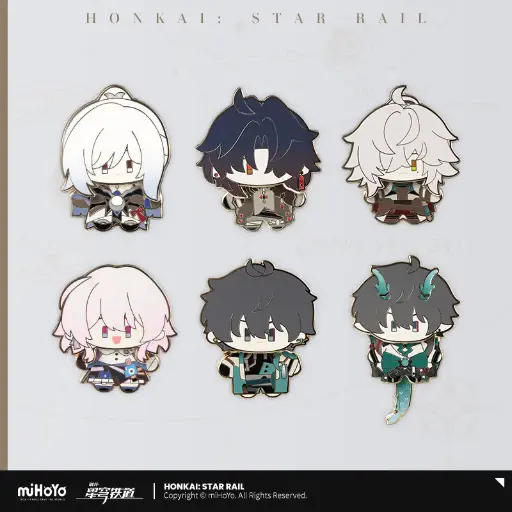Chibi Chara Series Metal Chibi Pendant