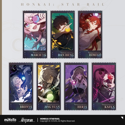 Countdown to Departure Series Holographic Ticket Set